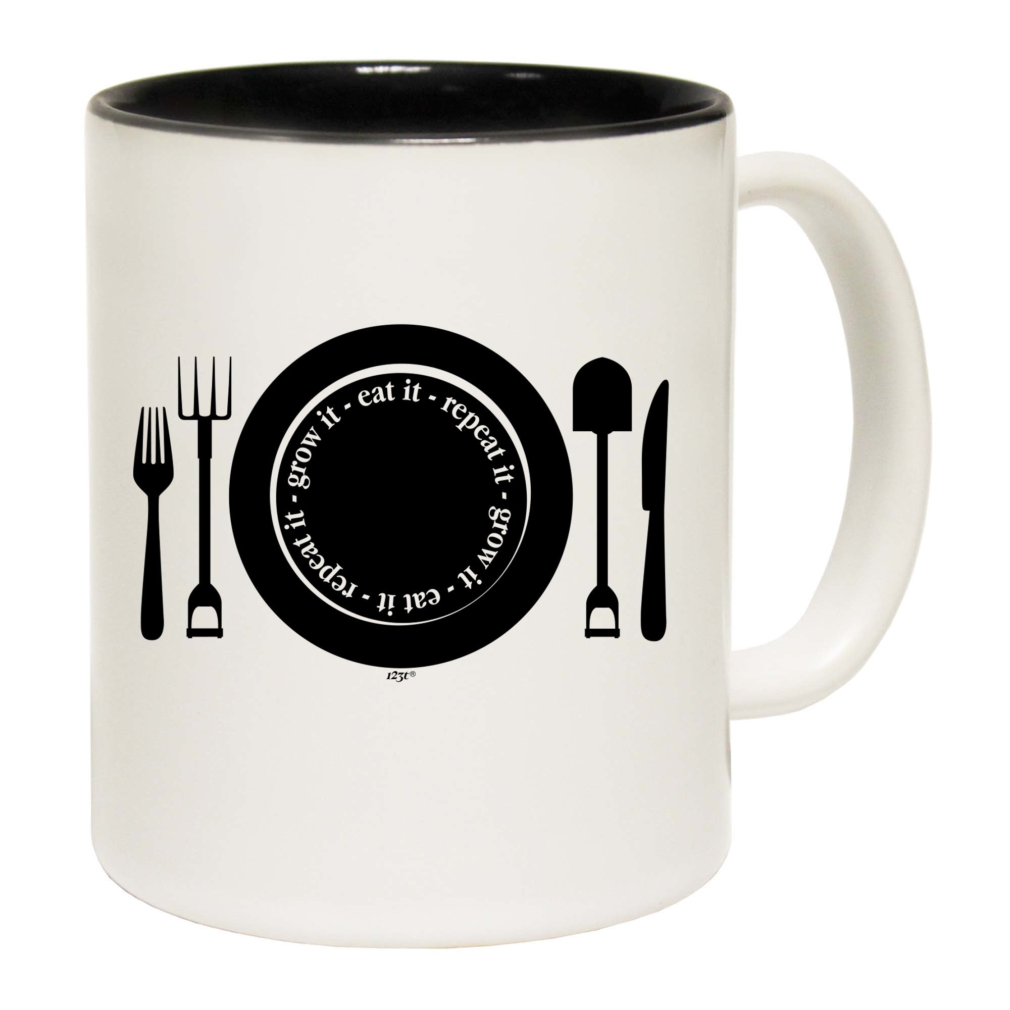 Grow It Eat It Repeat - Funny Coffee Mug Cup