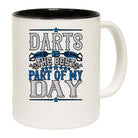 Darts Is The Best Part Of My Day - Funny Coffee Mug
