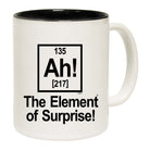 The Element Of Surprise White - Funny Coffee Mug