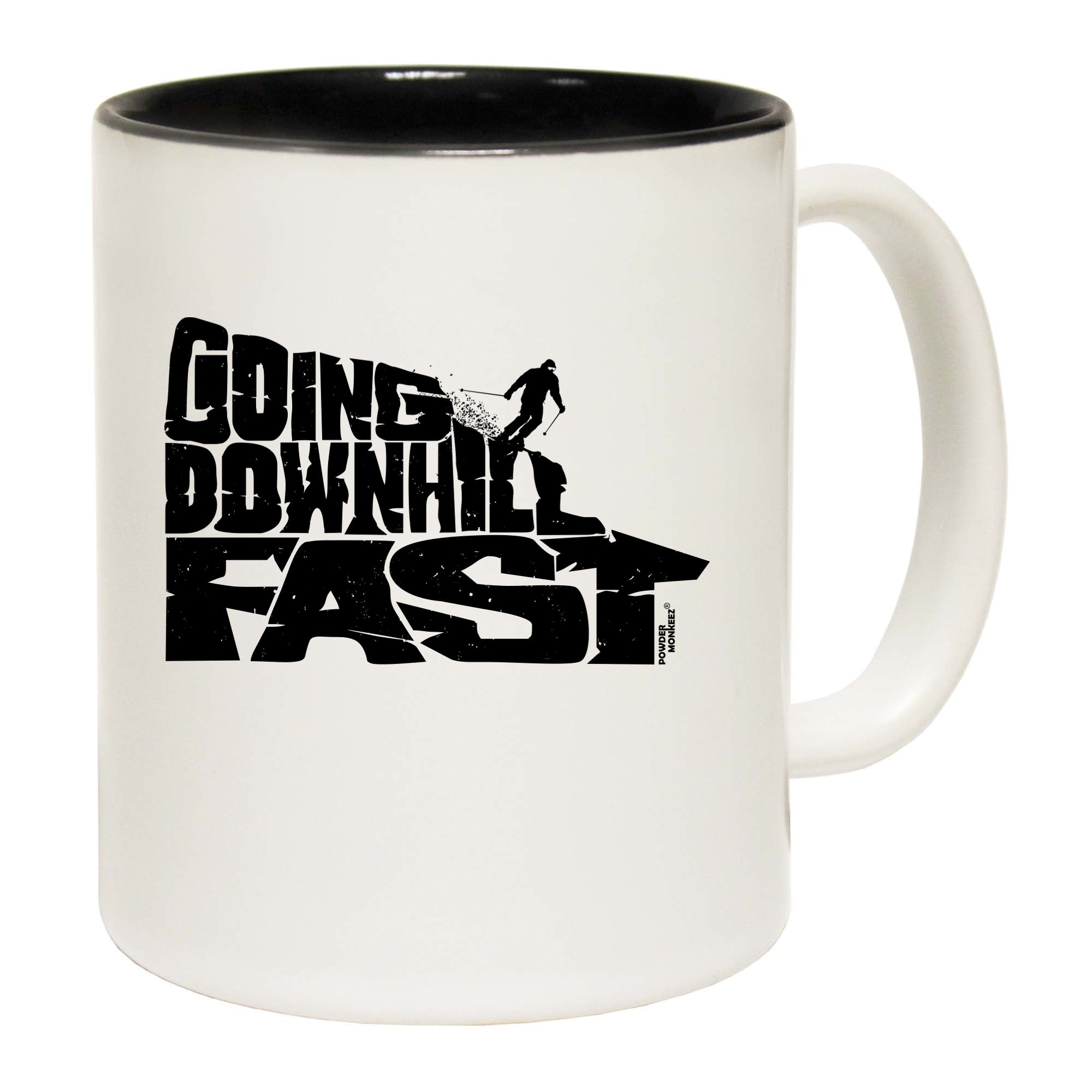 Pm Going Downhill Fast Ski - Funny Coffee Mug