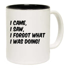 I Came Saw Forgot What I Was Doing - Funny Coffee Mug