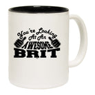 Youre Looking At An Awesome Brit - Funny Coffee Mug