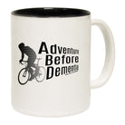 Rltw Adventure Before Dementia Cycling - Funny Coffee Mug