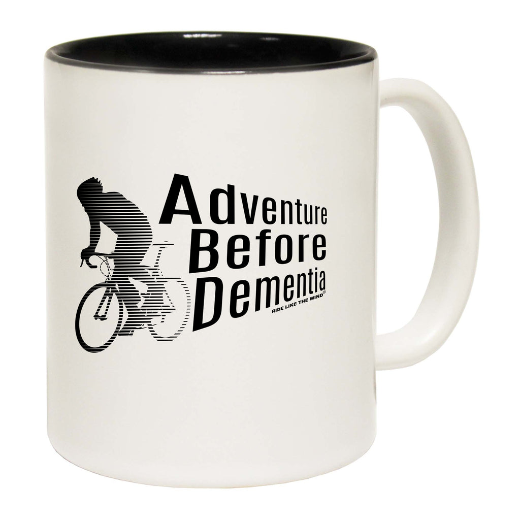 Rltw Adventure Before Dementia Cycling - Funny Coffee Mug