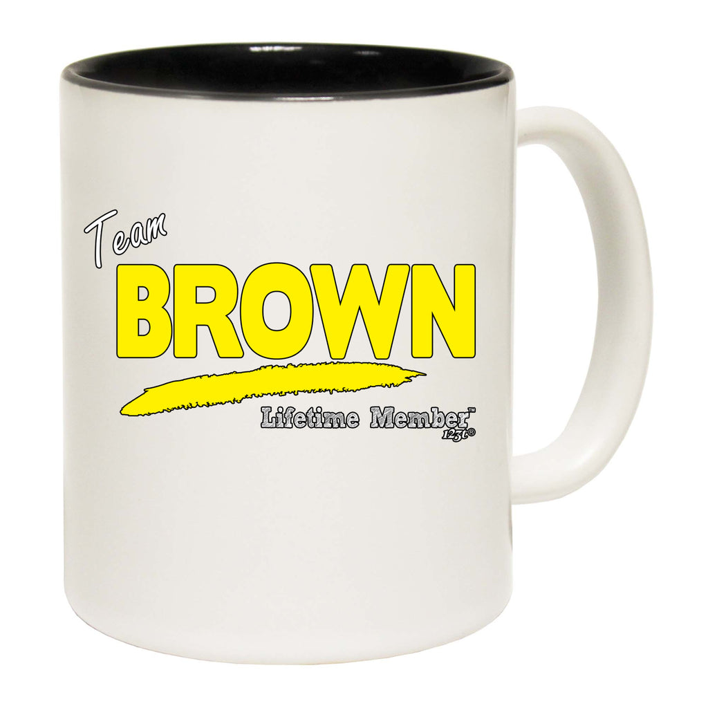 Brown V1 Lifetime Member - Funny Coffee Mug Cup