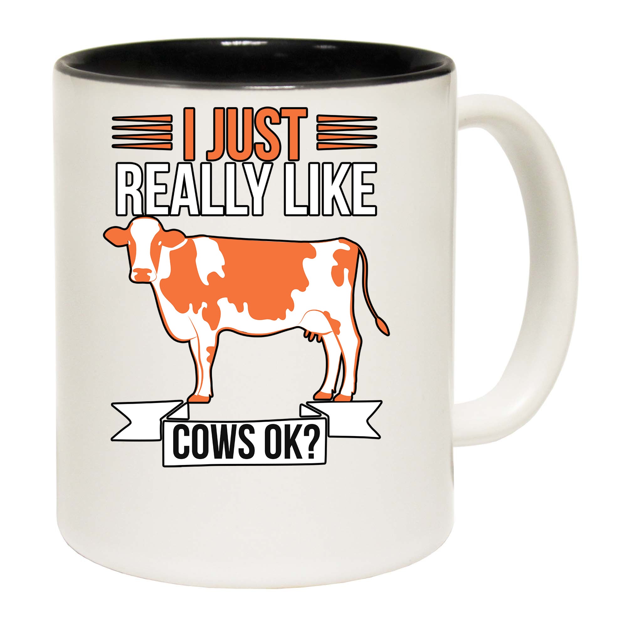 I Just Really Like Cows Ok - Funny Coffee Mug