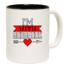 I Am With Gorgeous - Funny Coffee Mug