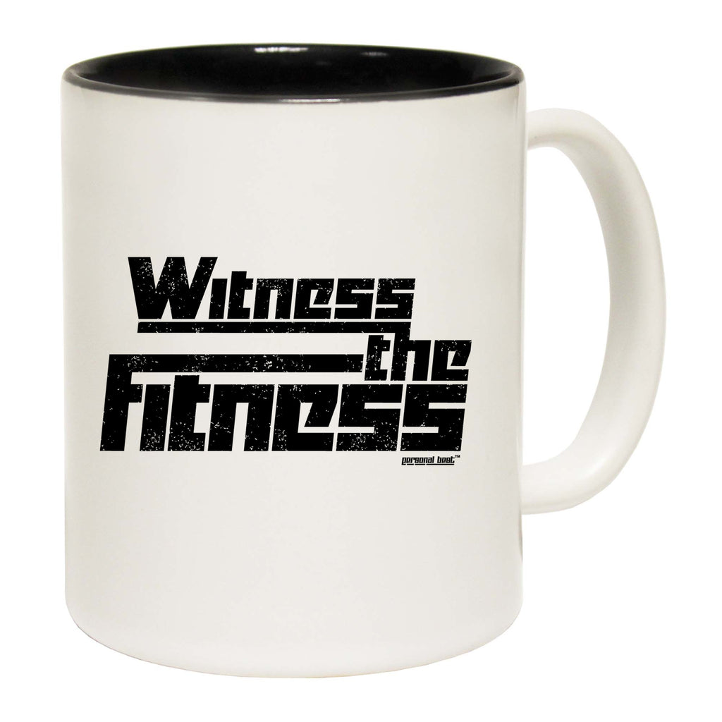 Witness The Fitness Running - Funny Coffee Mug
