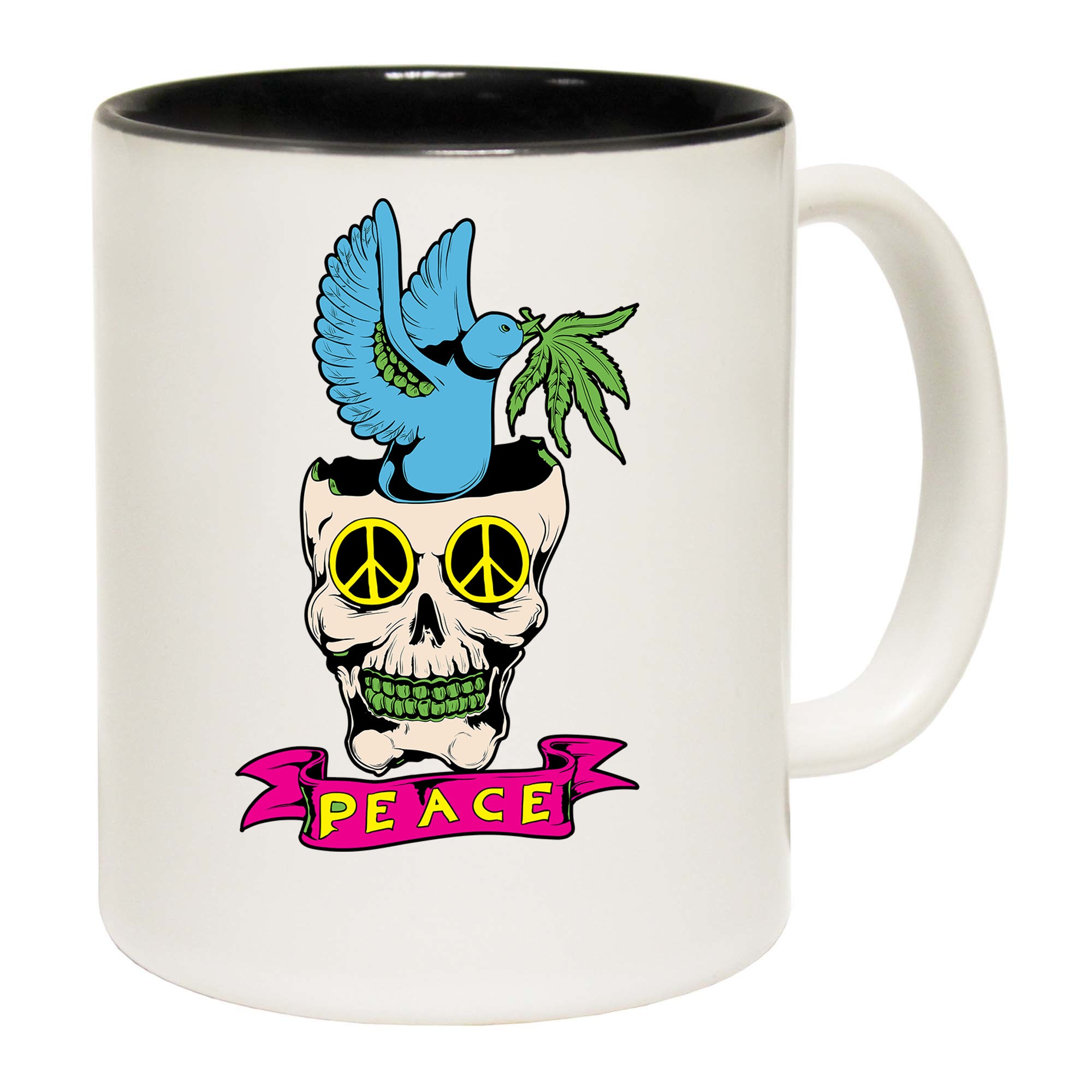 Peace Skull - Funny Coffee Mug