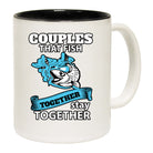 Fishing Couples That Fish Together - Funny Coffee Mug