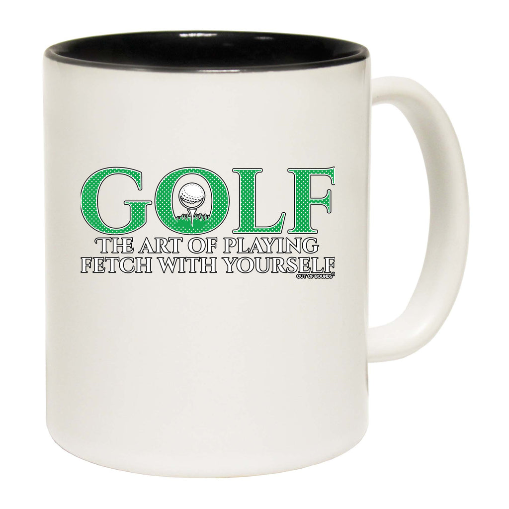 Oob Golf The Art Of Playing Fetch - Funny Coffee Mug