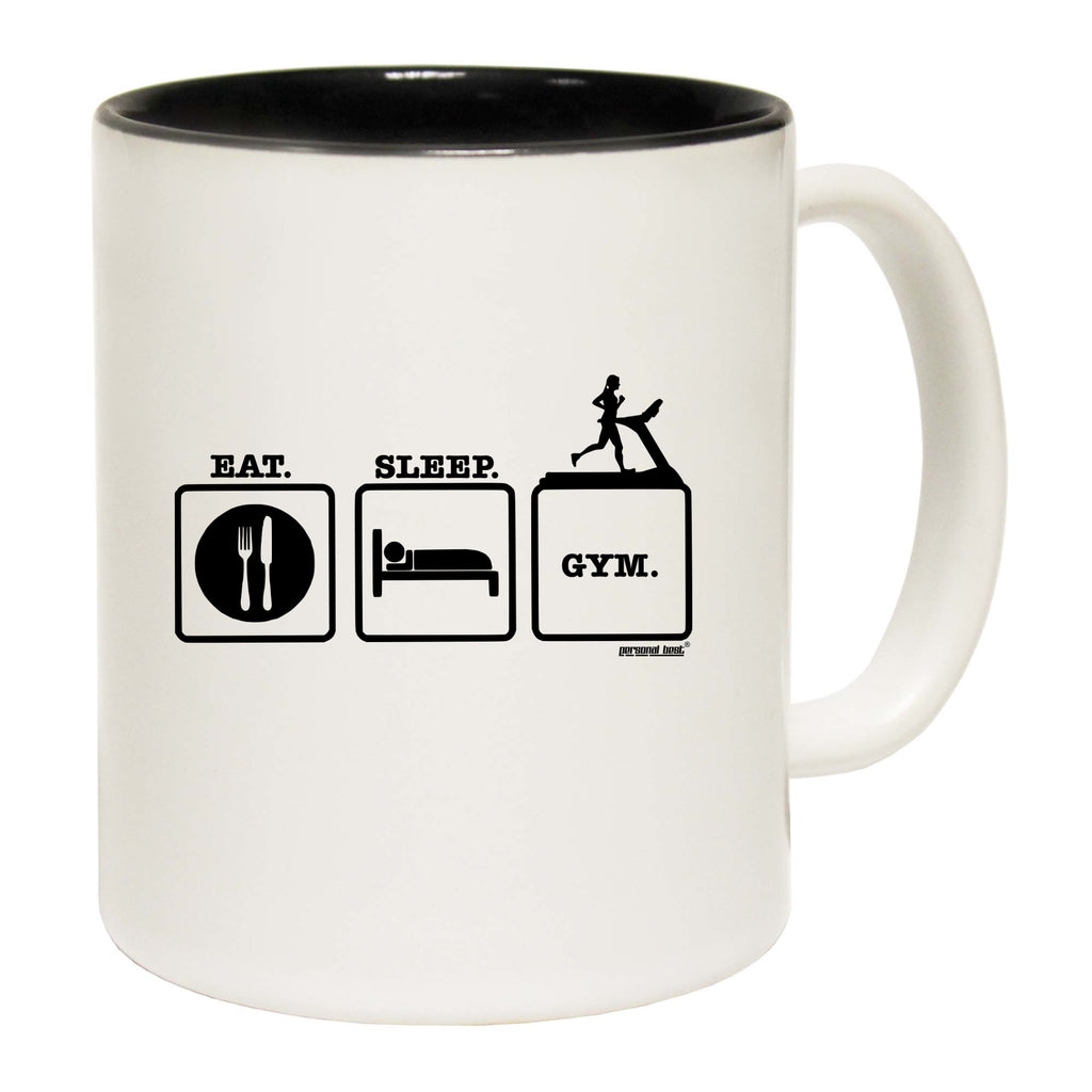 Pb Eat Sleep Gym - Funny Coffee Mug
