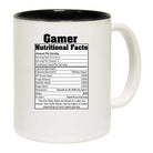 Gamer Nutritional Facts - Funny Coffee Mug