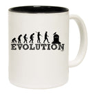 Evolution Grave - Funny Coffee Mug Cup