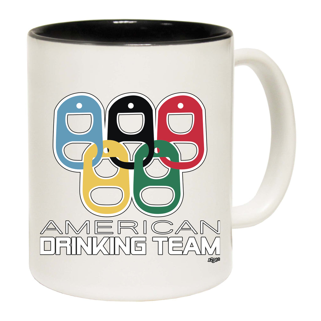 American Drinking Team Rings - Funny Coffee Mug Cup