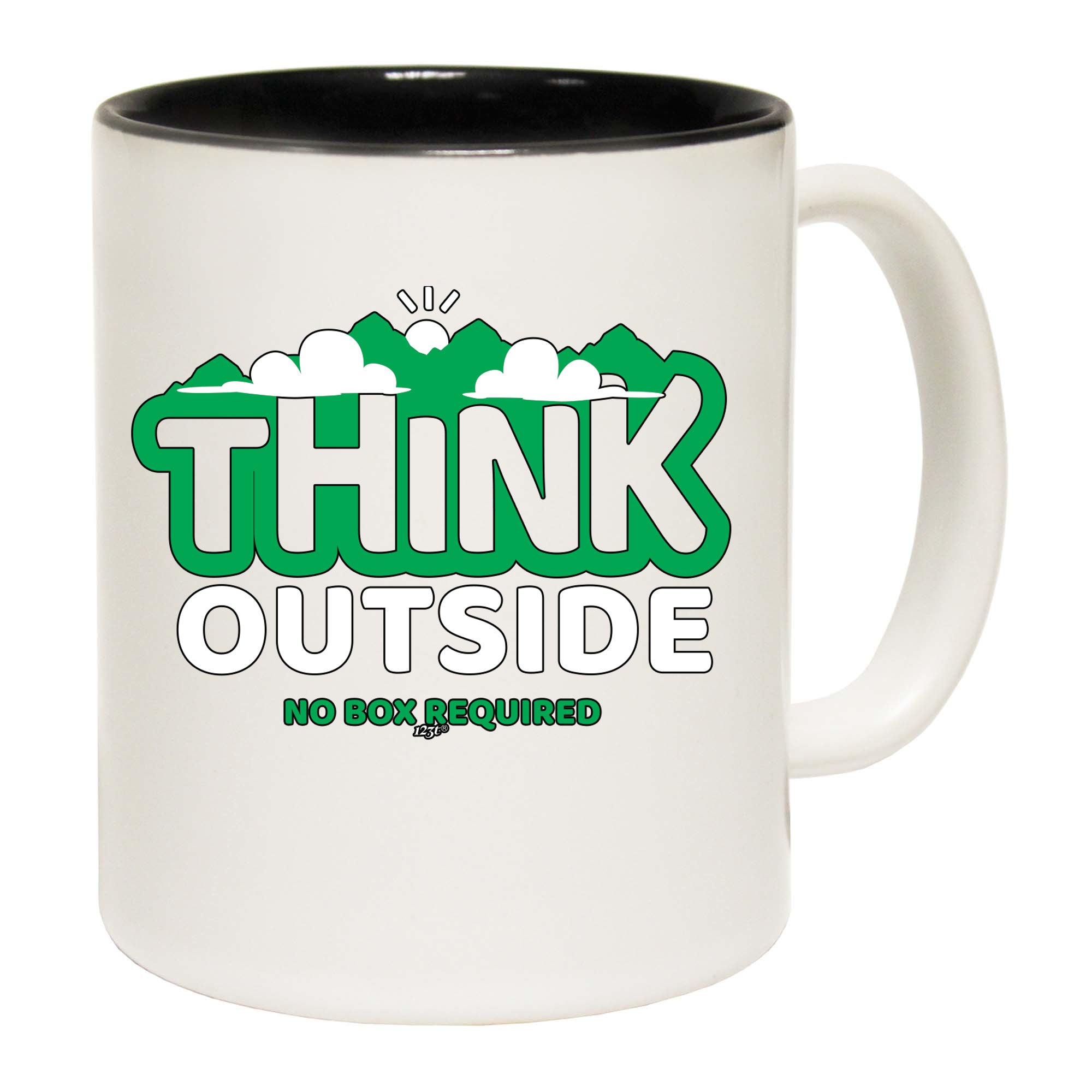 Think Outside No Box Required - Funny Coffee Mug