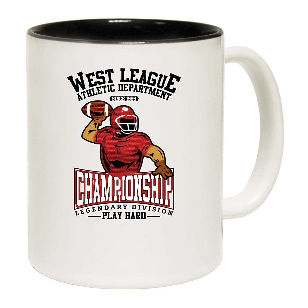 West League Athletic Department American Football Gridiron - Funny Coffee Mug