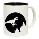 Dinosaur Across The Moon - Funny Coffee Mug Cup