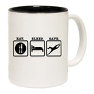 Eat Sleep Save - Funny Coffee Mug