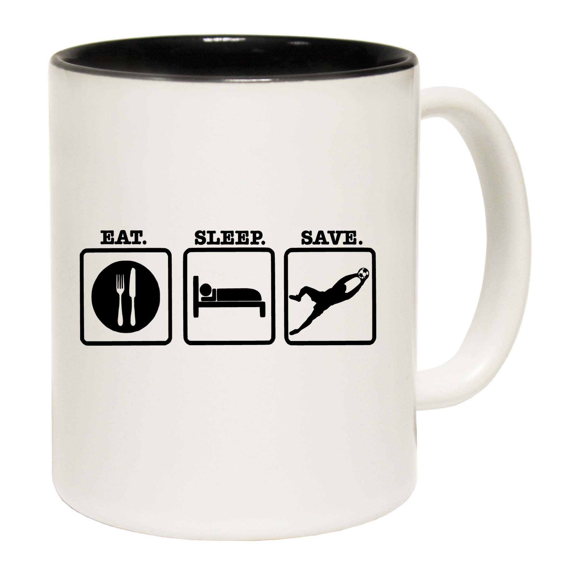 Eat Sleep Save - Funny Coffee Mug