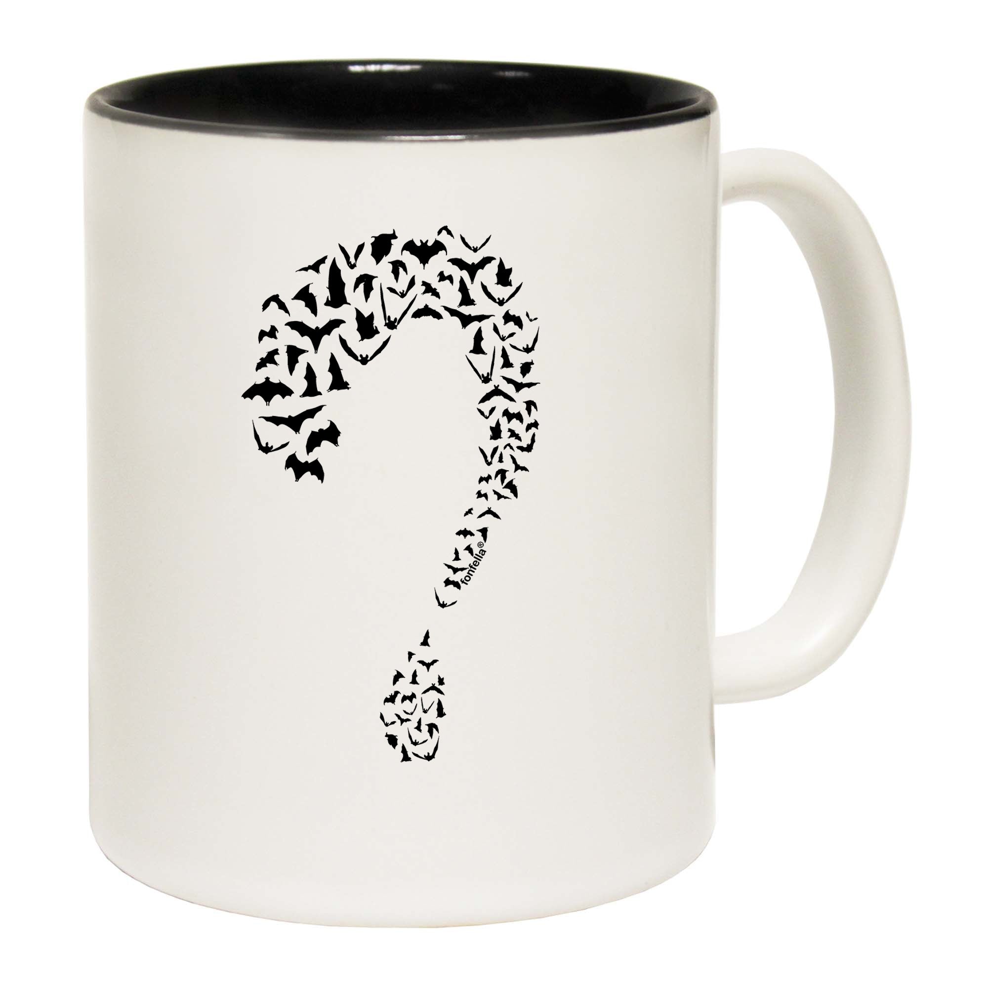 Riddler Question Mark Bats - Funny Coffee Mug
