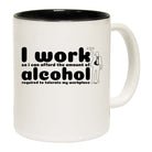 Work So Can Afford The Amount Of Alchohol Required - Funny Coffee Mug