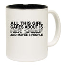All This Girl Cares About Is Her Sheep - Funny Coffee Mug