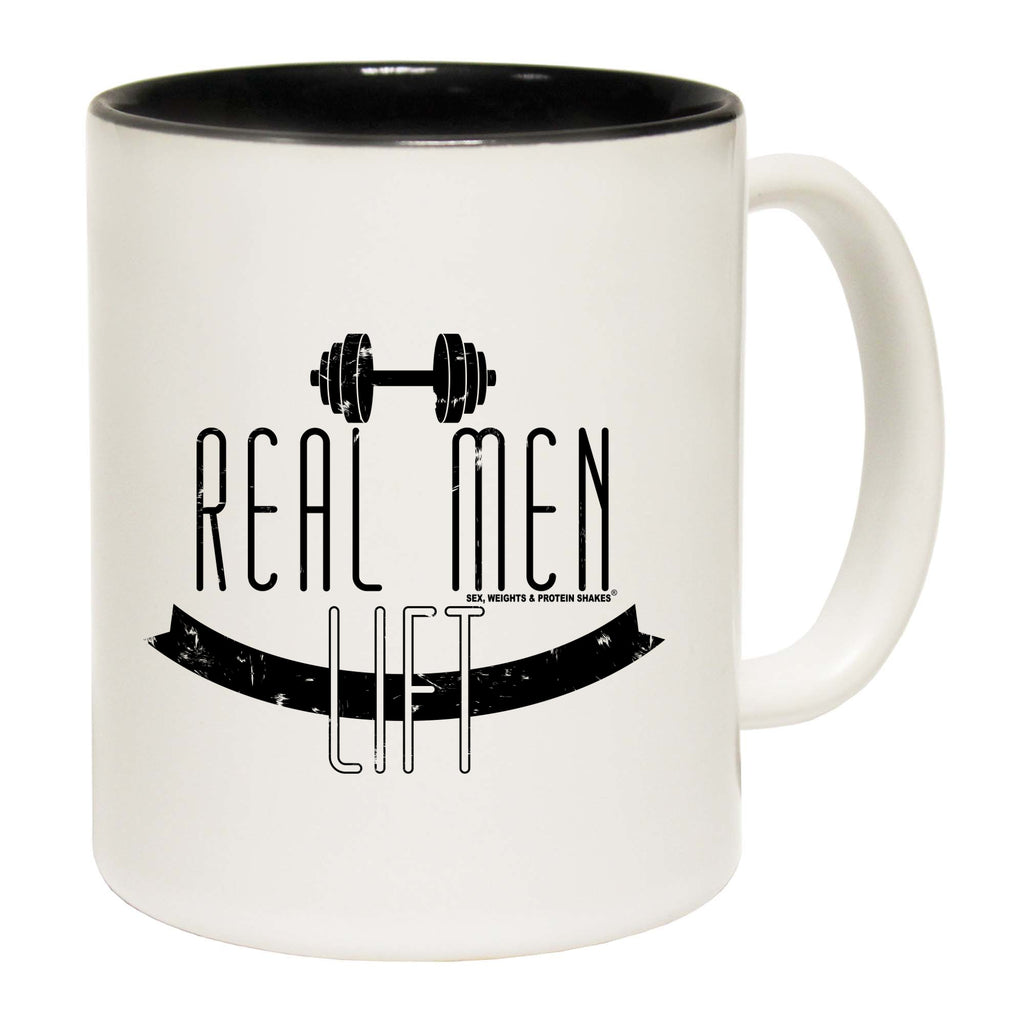 Swps Real Men Lift - Funny Coffee Mug