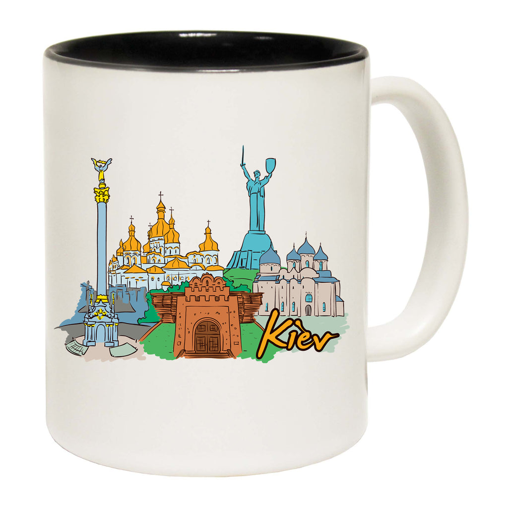 Kiev Ukraine Country Flag Destination - Funny Coffee Mug