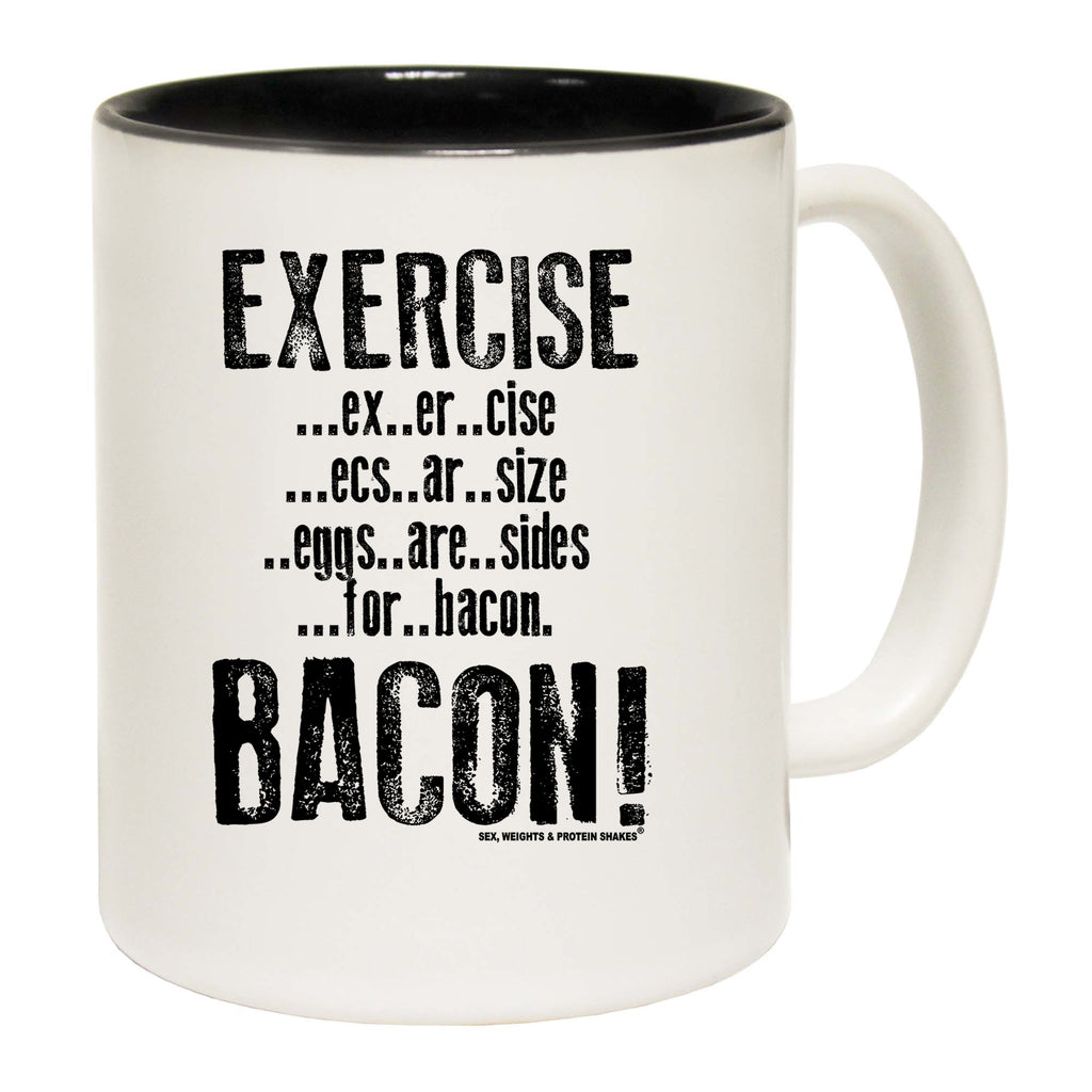 Gym Exercise Bacon - Funny Coffee Mug