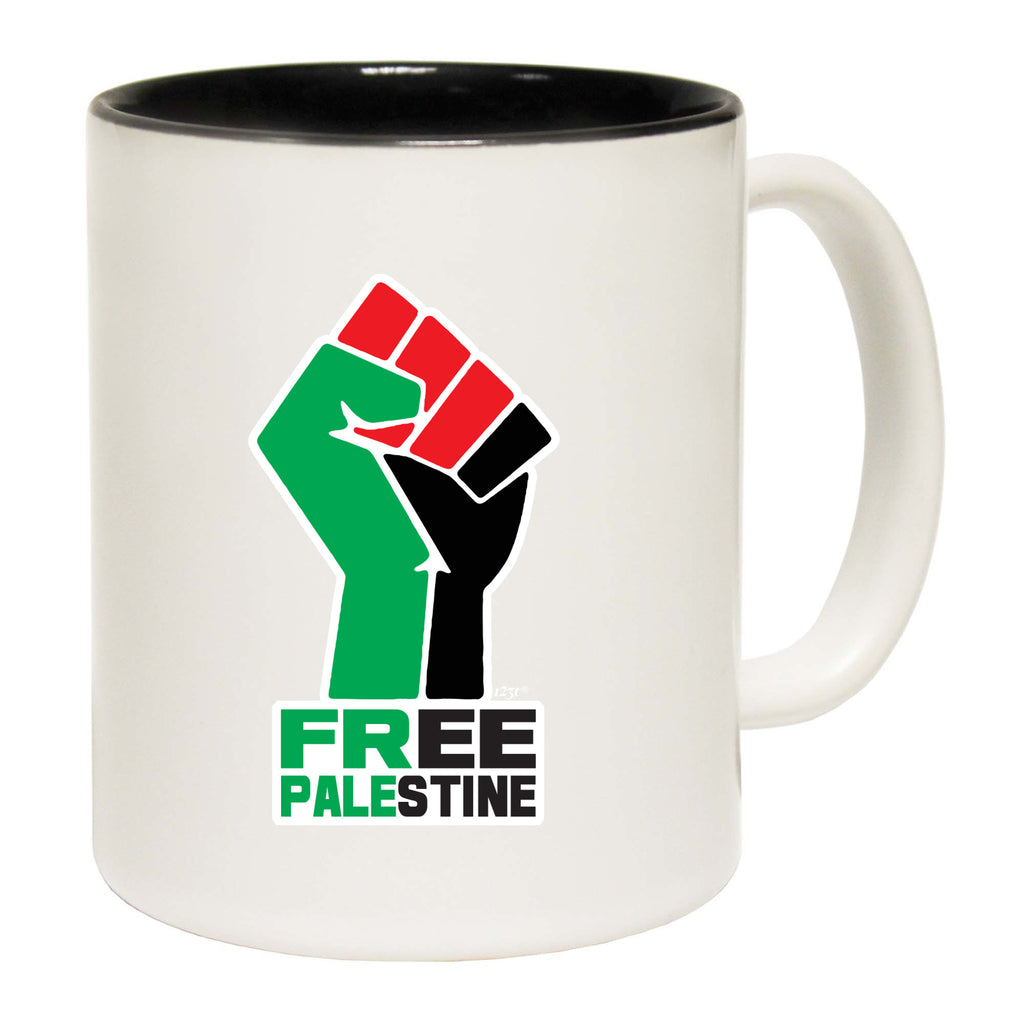 Free Palestine Fist - Funny Coffee Mug Cup