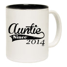 Auntie Since 2014 - Funny Coffee Mug Cup
