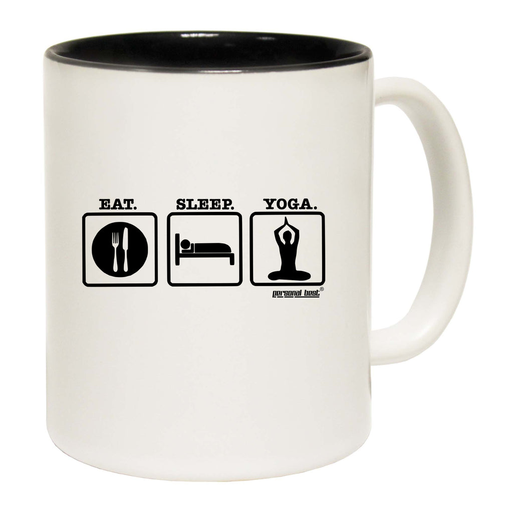 Pb Eat Sleep Yoga - Funny Coffee Mug