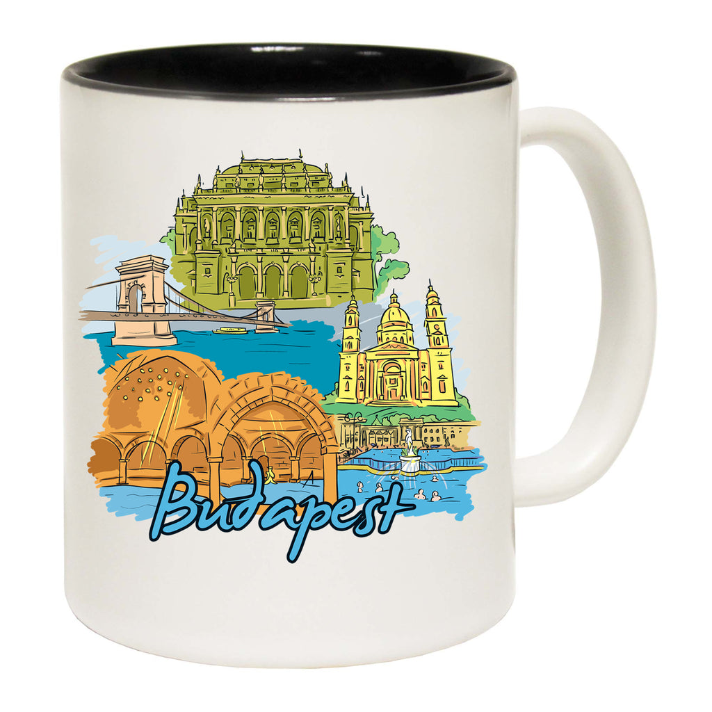 Budapest Hungary Country Flag Destination - Funny Coffee Mug