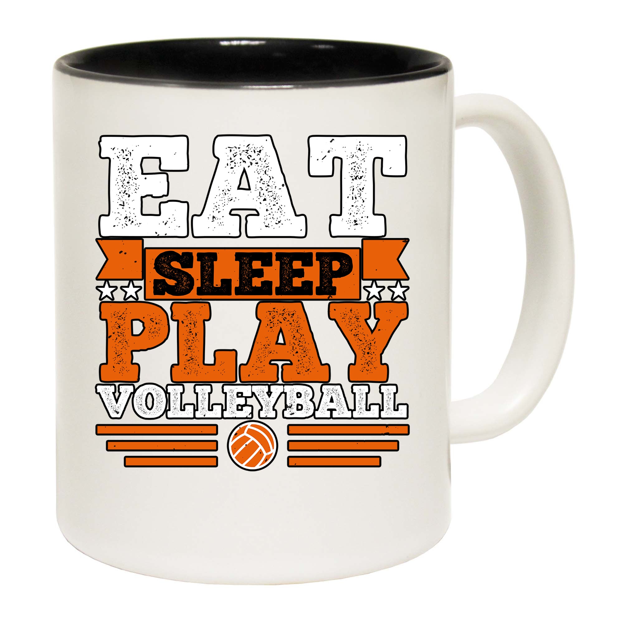 Eat Sleep Play Volleyball - Funny Coffee Mug