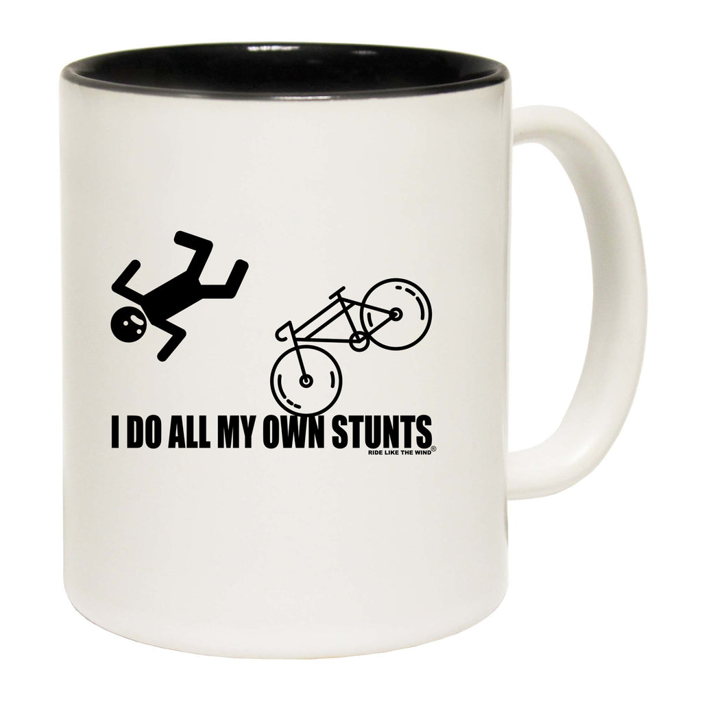 Rltw I Do All My Own Stunts Cycle New - Funny Coffee Mug