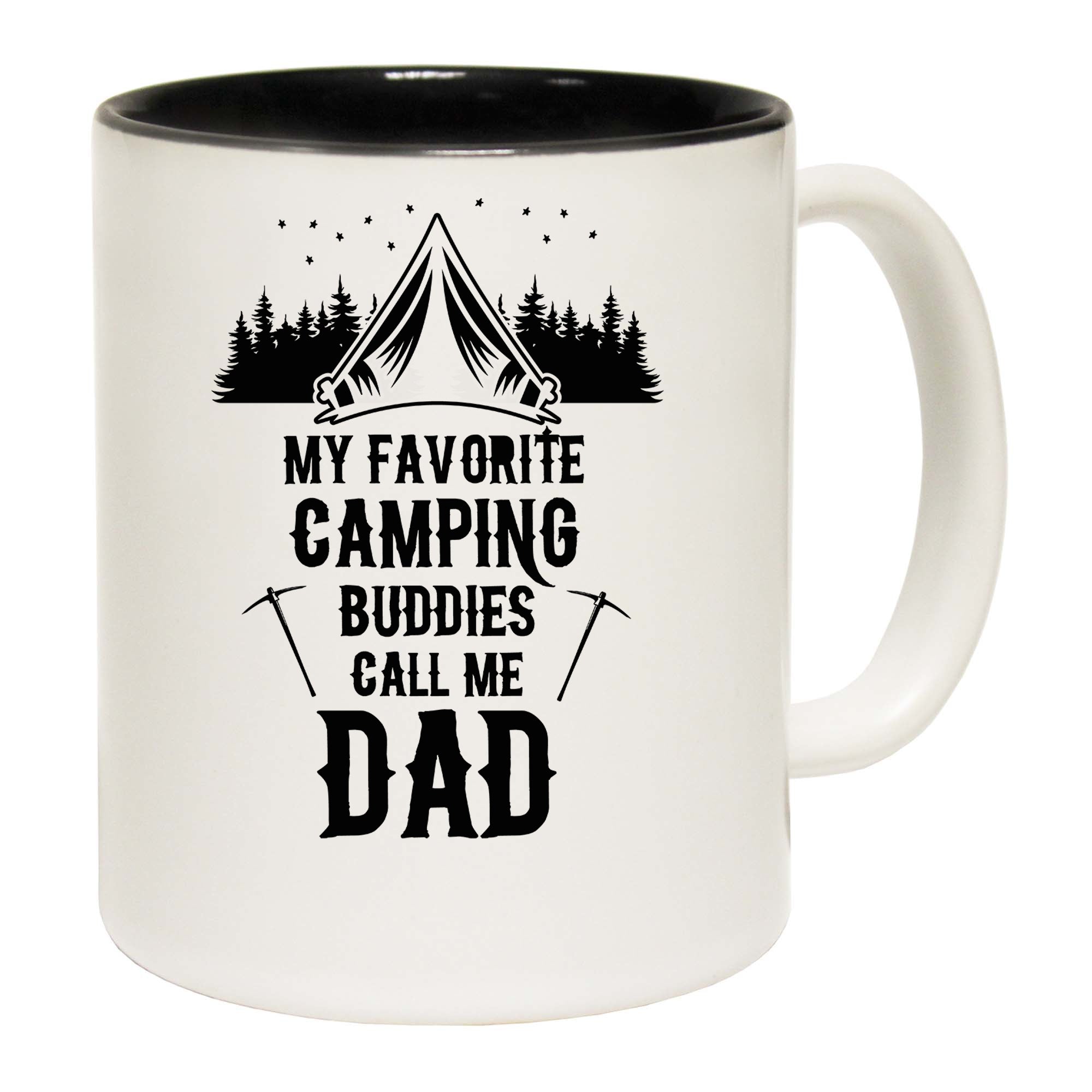 My Favorite Camping Buddies Call Me Dad - Funny Coffee Mug