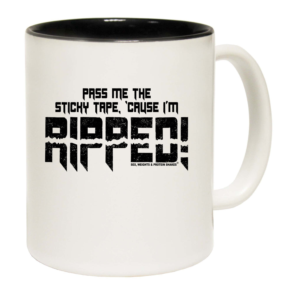 Swps Pass Me The Sticky Tape Cause Im Ripped - Funny Coffee Mug