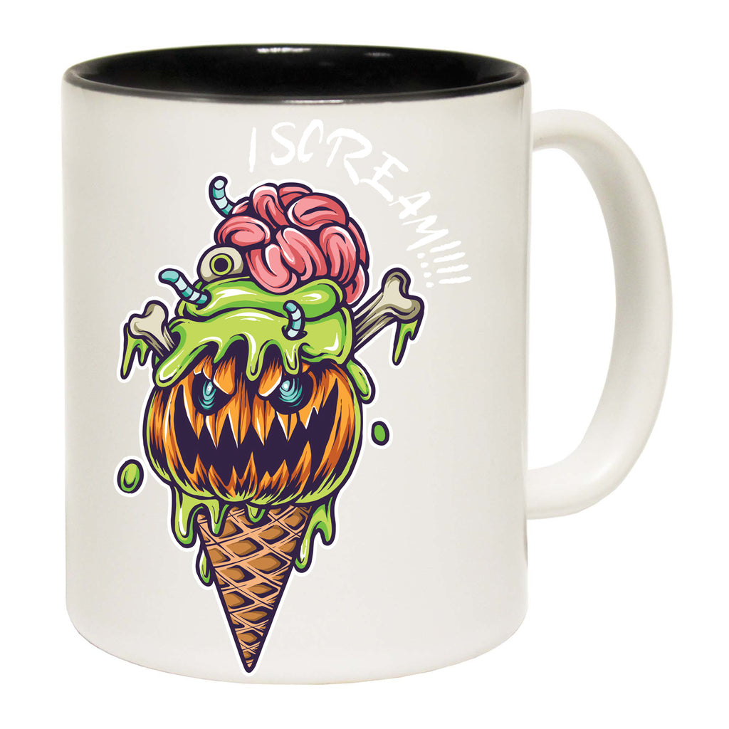 Graphic I Scream Halloween Trick Or Treat - Funny Coffee Mug