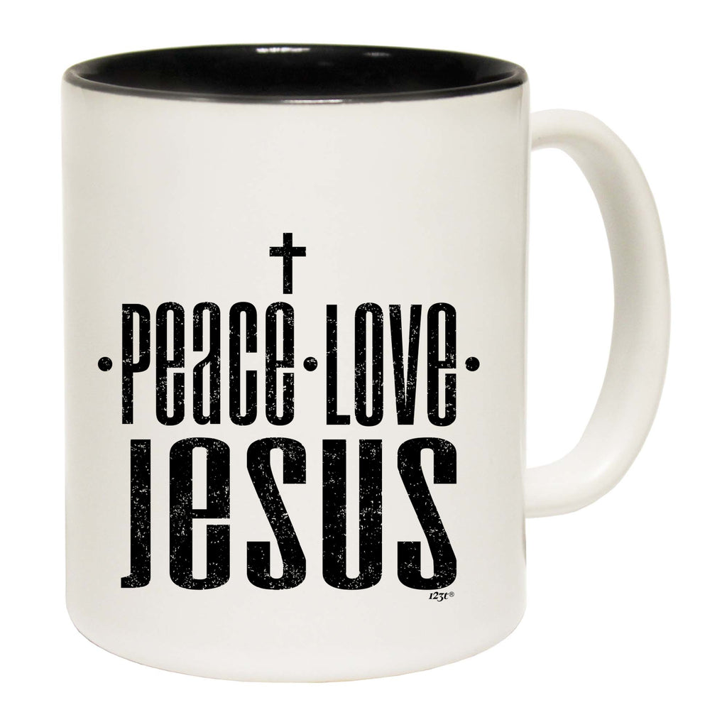 Peace Love Jesus - Funny Coffee Mug