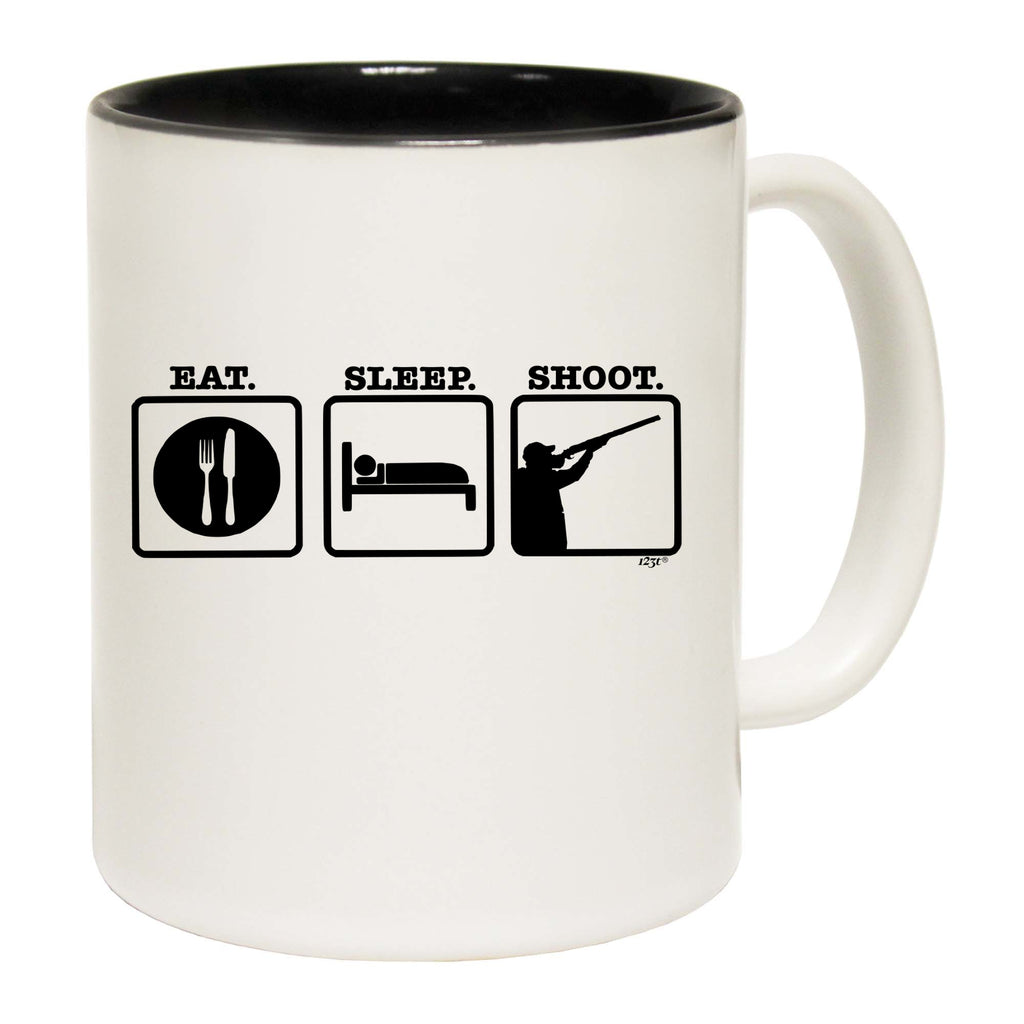 Eat Sleep Shoot - Funny Coffee Mug Cup