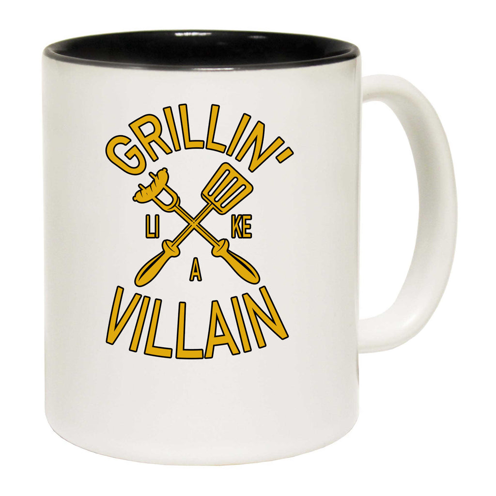 Grillin Like A Villain Funny Cookout Bbq Grill - Funny Coffee Mug