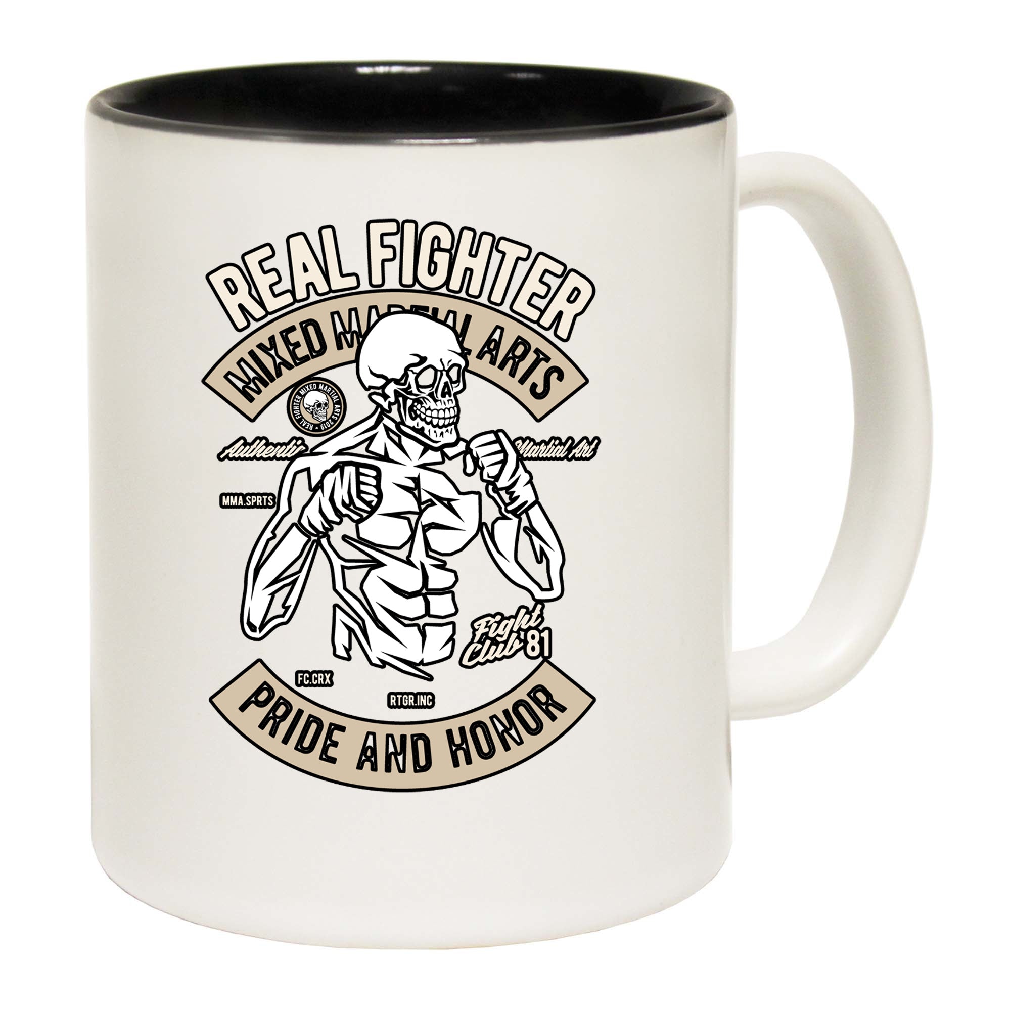 Skull Fighter Mixed Martial Arts - Funny Coffee Mug