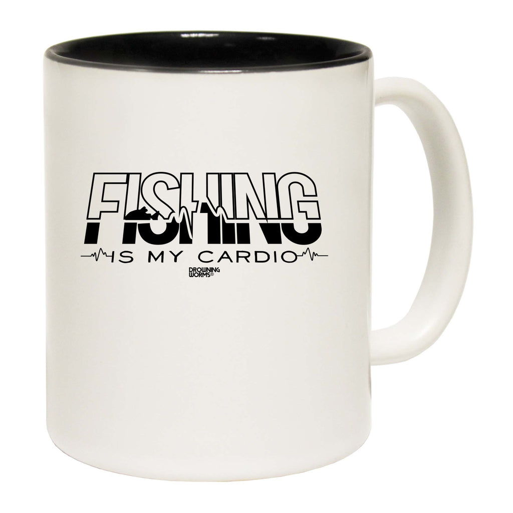 Dw Fishing Is My Cardio - Funny Coffee Mug