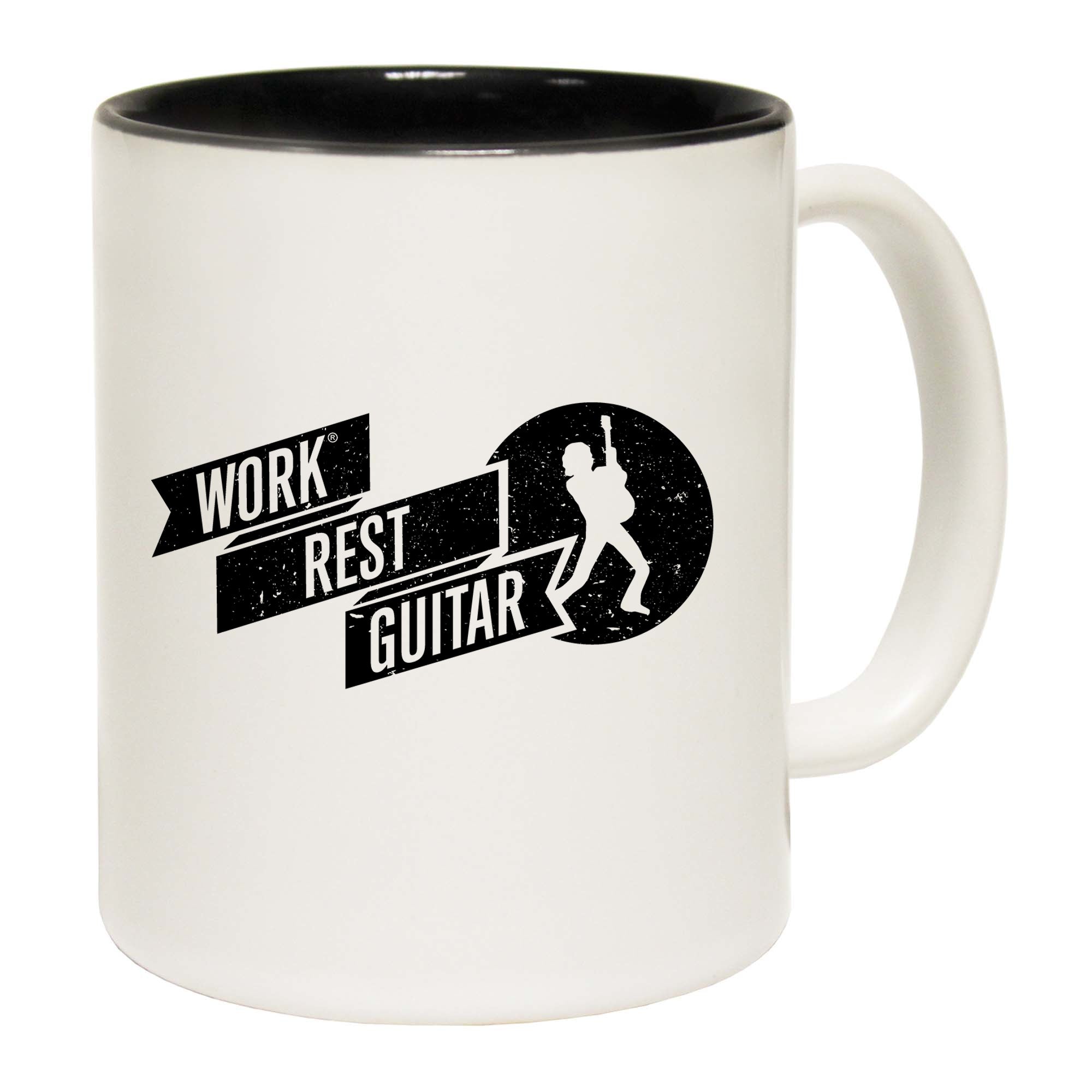 Work Rest Guitar - Funny Coffee Mug