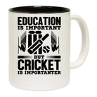 Cricket Education Is Important  Is Importanter - Funny Coffee Mug