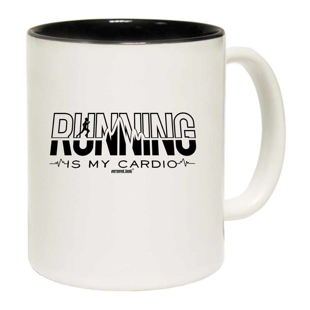 Pb Running Is My Cardio - Funny Coffee Mug