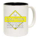 Caution Grumpy Old Man - Funny Coffee Mug Cup