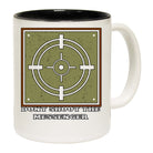 Dont Shoot The Messenger Target - Funny Coffee Mug
