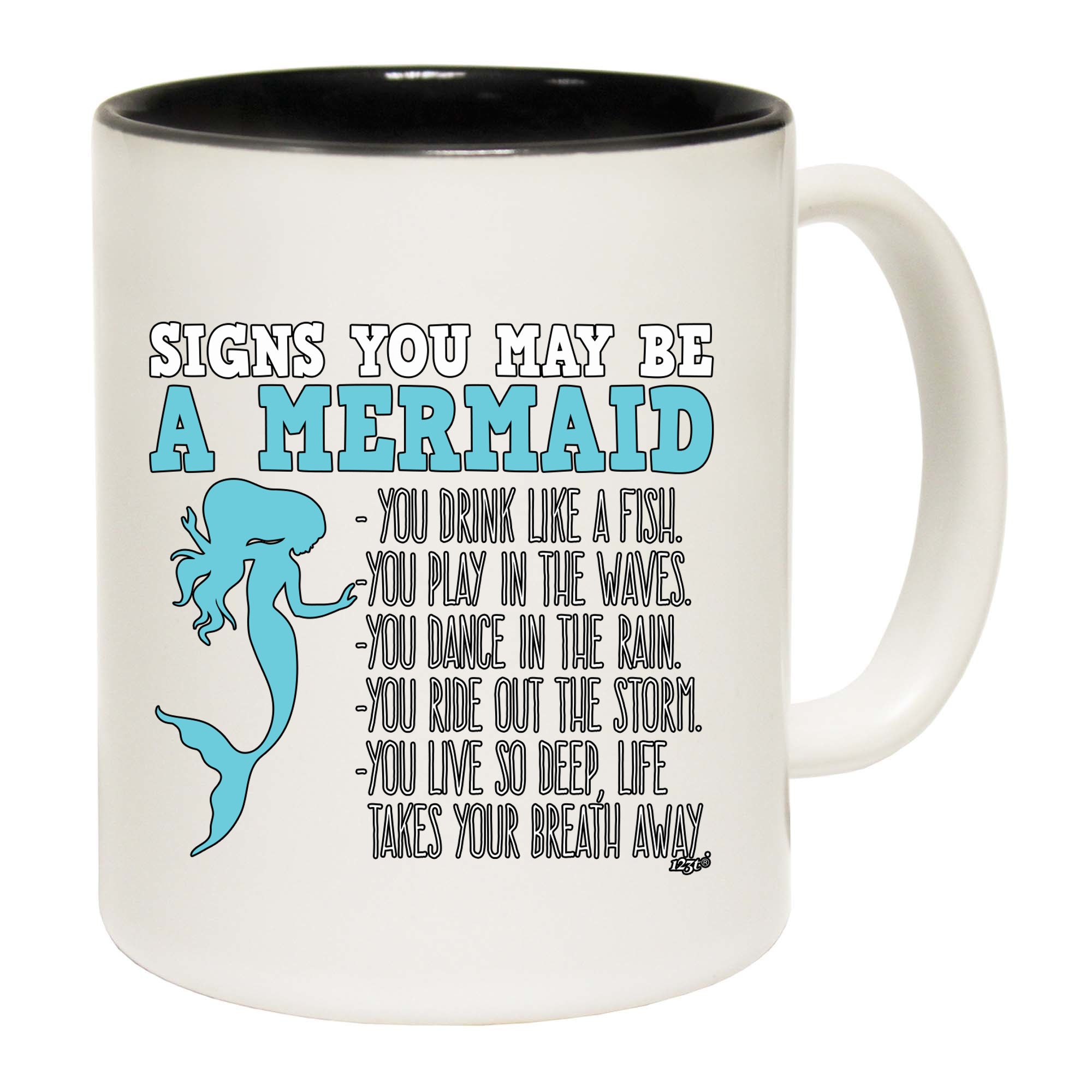 Signs You May Be A Mermaid - Funny Coffee Mug